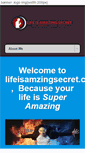 Mobile Screenshot of lifeisamazingsecret.com